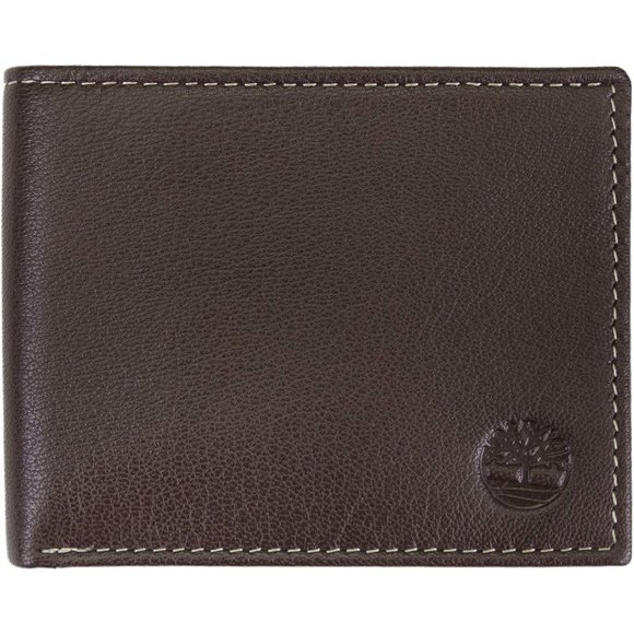 Timberland Men's Leather Wallet with Attached Flip Pocket - Picture 6 of 7